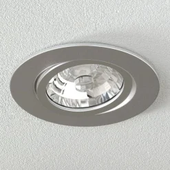 MEGAMAN Loftlamper|Indbygningsspots > LED indbygningslampe Rico 6,5 W børstet stål