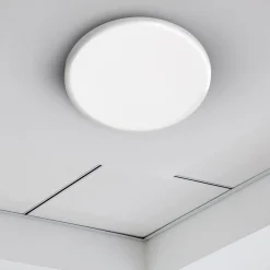 Näve Loftlamper|Indbygningsspots > LED-indbygningslampe Suma, Ø 15,5 cm, hvid, dæmpbar, IP44