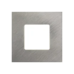 Indbygningsspots|Spotlights ^ Heitronic LED-indbygningslampe til indbyggede kasser, sølv