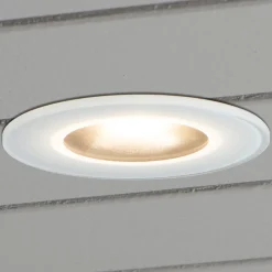 Udendørs Loftlamper ^ Konstsmide LED-indbygningslampe 7875 til udendørs loft, hvid