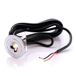 Loftlamper|Indbygningsspots ^ Deko-Light LED indbygningsloftlampe Punto Lumi, sølv, 1 W, 3.000 K