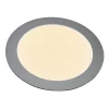Heitronic Indbygningsspots > 27636 LED-indbygningspanel, flad, rund, 12 W