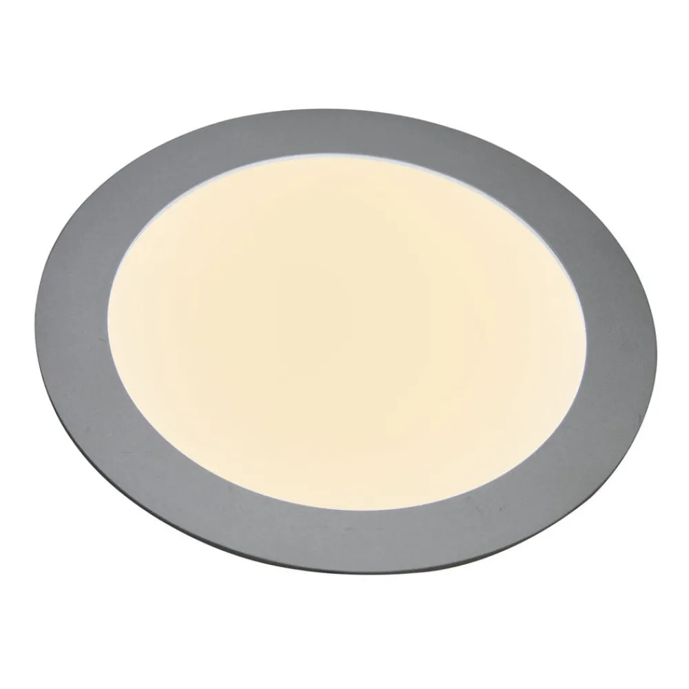 Heitronic Indbygningsspots > 27636 LED-indbygningspanel, flad, rund, 12 W