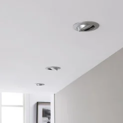 Lindby Loftlamper|Indbygningsspots > LED-indbygningsspot Andrej, rund, aluminium, sæt med 3 stk