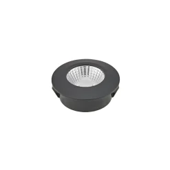 Loftlamper|Indbygningsspots ^ Sigor LED-indbygningsspot Diled, Ø 6,7 cm, Dim-To-Warm, sort