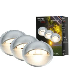 Briloner Nedgravet Udebelysning|Udendørs Spot > LED-indbygningsspot 3923034, IP65, 12 V, 3-punkts forlængelse Ø 3,5 cm