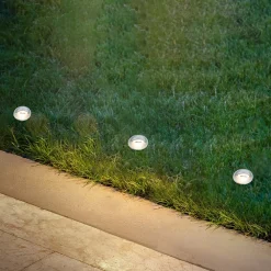 Briloner Nedgravet Udebelysning|Udendørs Spot > LED-indbygningsspot 3922034, IP65, 12 V, startsæt med 3, Ø 3,5 cm