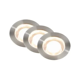Briloner Nedgravet Udebelysning|Udendørs Spot > LED-indbygningsspot 3917032 IP67 12 V 3x forlængelse Ø 4,5 cm potte