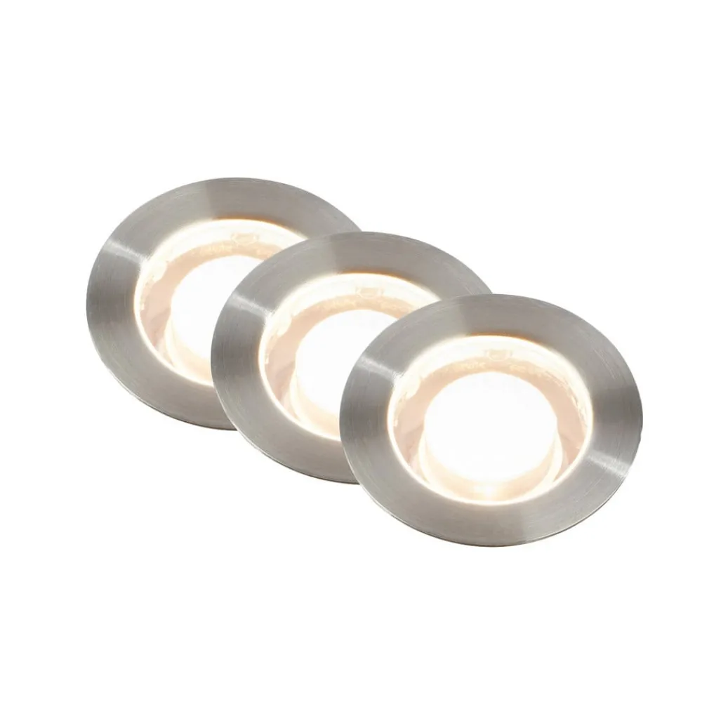 Briloner Nedgravet Udebelysning|Udendørs Spot > LED-indbygningsspot 3917032 IP67 12 V 3x forlængelse Ø 4,5 cm potte
