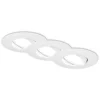 Briloner Loftlamper|Indbygningsspots > LED-indbygningsspot 7597 3sæt IP65 4.000 K hvid