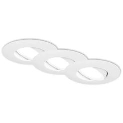 Briloner Loftlamper|Indbygningsspots > LED-indbygningsspot 7597 3sæt IP65 4.000 K hvid
