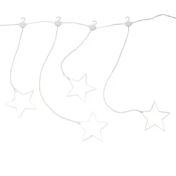 Konstsmide Christmas Julepynt|Lysnet, Lysforhæng > LED indendørs lysforhæng med otte stjerner
