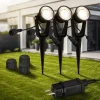 Briloner Udendørs Spot > LED jordspydsspot 3918035 12V startsæt med 3, sort, Ø 5 cm