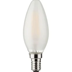 Filament Pære|Led Pærer ^ Müller-Licht LED-kerte E14 4 W 2.700 K, 3 stk, 470 lm, mat