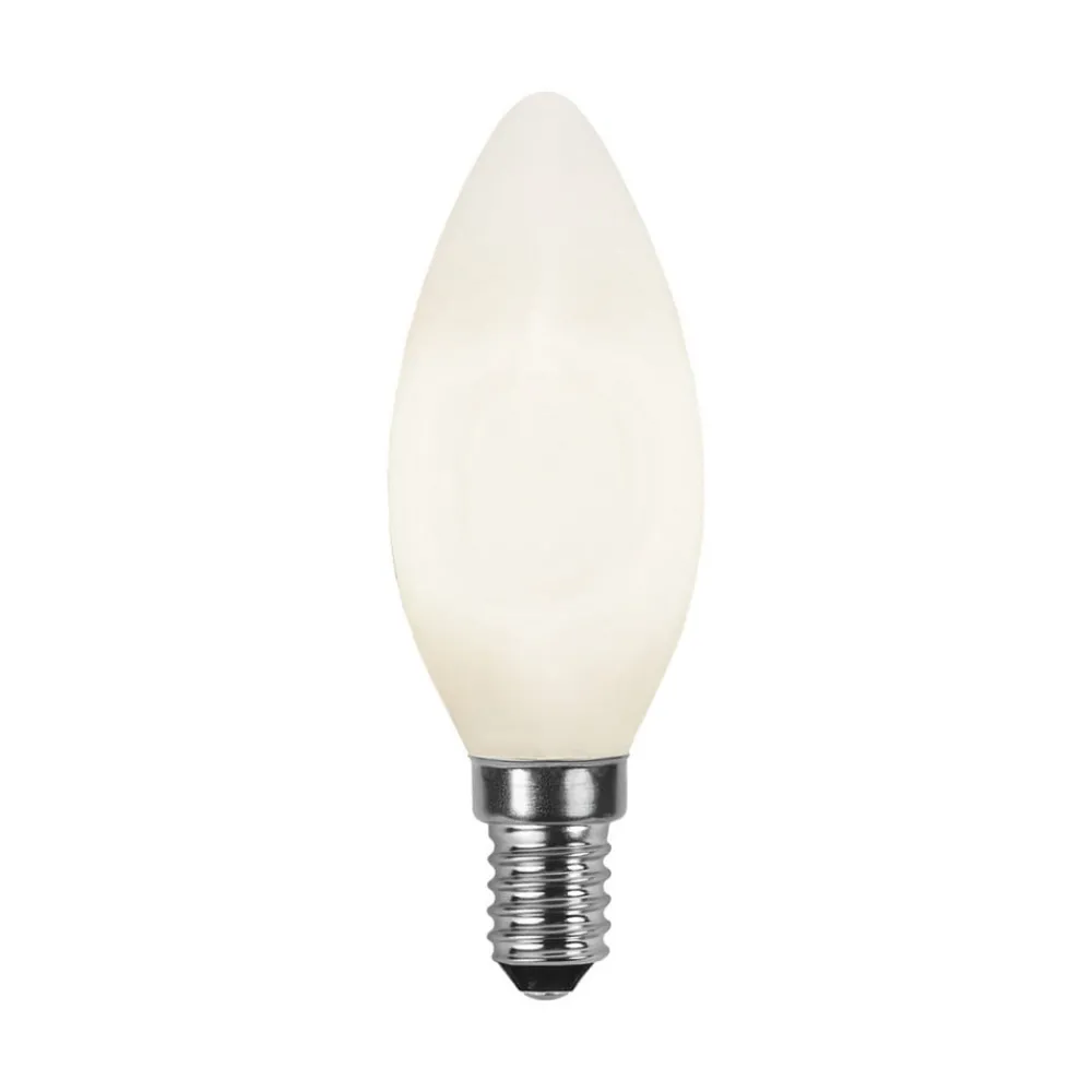 STAR TRADING Led Pærer > LED-kertepære E14 2.700K, opal, Ra90 3W