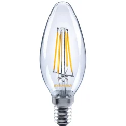 Sylvania Filament Pære > LED-kertepære E14 ToLEDo Filament 4,5W 827 klar
