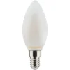 Led Pærer ^ Sylvania LED kertepære E14 ToLEDo 4,5W 827 satin