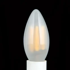 Dæmpbar Led-Pære ^ ORION LED-kertepære E14 5 W mat 827 kan dæmpes