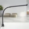 Arbejdsrum/Kontor|Bordlamper ^ Maul LED-klemmelampe pirro, sort, 37 cm, dæmpbar