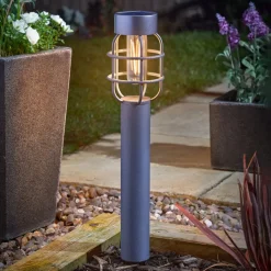 Solcellelamper|Udendørs Spot ^ SMART GARDEN LED-lampe med jordspyd Anglia, 2 stk., antracit, IP44