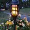 Näve Dekorationsbelysning|Solcellelamper > LED-lampe med jordspyd FANILO, sort, 45 cm, 5 stk. IP44