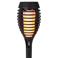 Näve Dekorationsbelysning|Solcellelamper > LED-lampe med jordspyd FANILO, sort, 45 cm, 5 stk. IP44