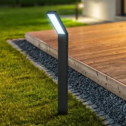 Briloner Solcellelamper|Udendørs Spot > LED-lampe med jordspyd 3796015, sort, plast, CCT