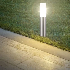 Briloner Udendørs Spot > LED-lampe med jordspyd 3925032 12V 3x-startersæt stål Ø 4 cm