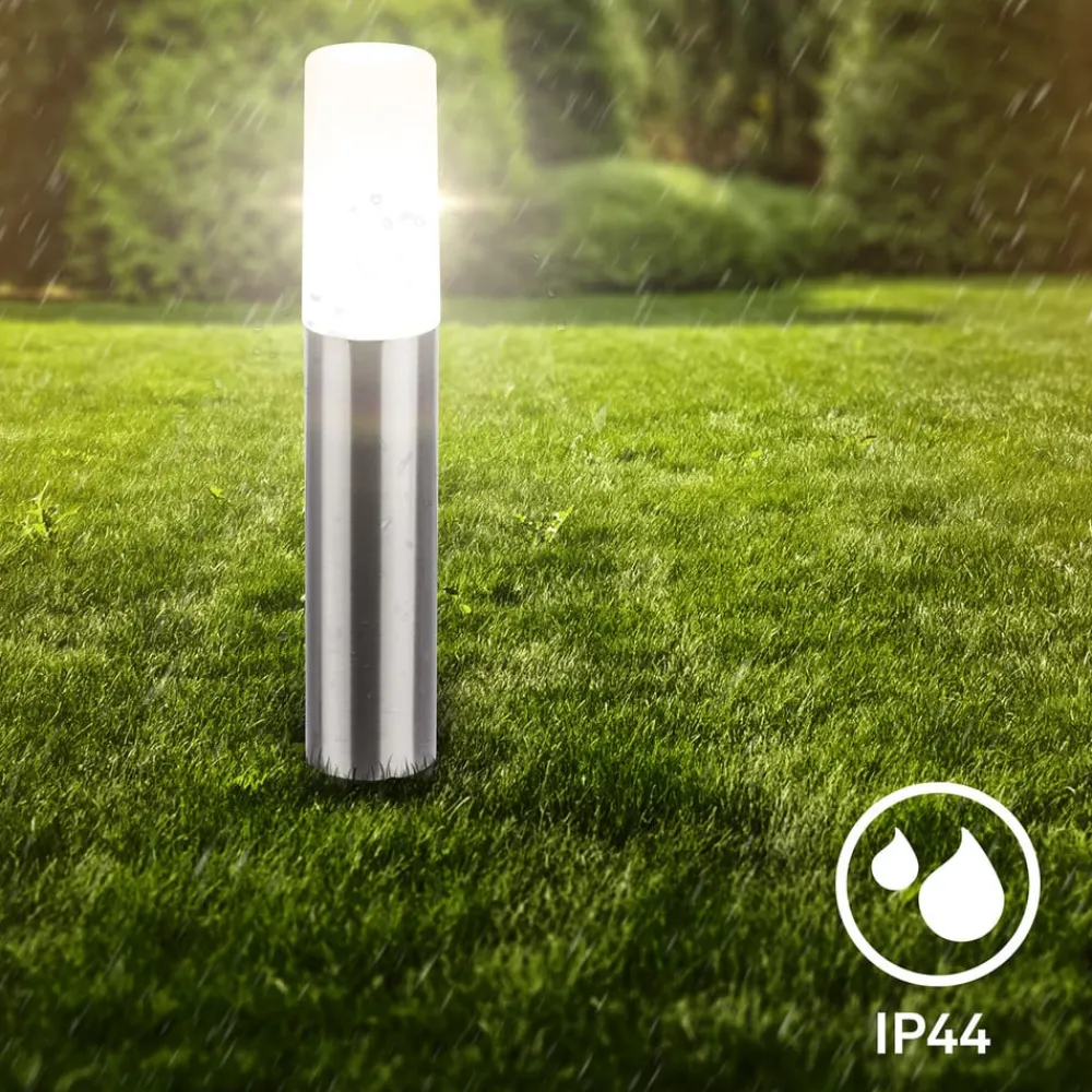 Udendørs Spot ^ Briloner LED-lampe med jordspyd 3926032 12V 3x-udvidelse Stål Ø 4cm