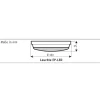 CasaFan Loftventilatorer > LED lampe til Eco Plano II, bronze