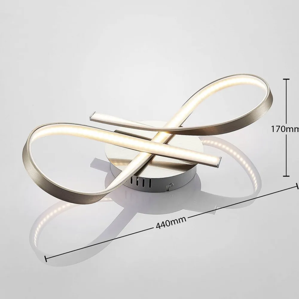 Lindby Loftlamper > LED loftlampe Alana i sløjfe form