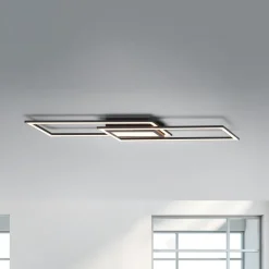 JUST LIGHT. GmbH Loftlamper|Loftlamper > LED-loftlampe Asmin, CCT, sort, 100x17,9cm
