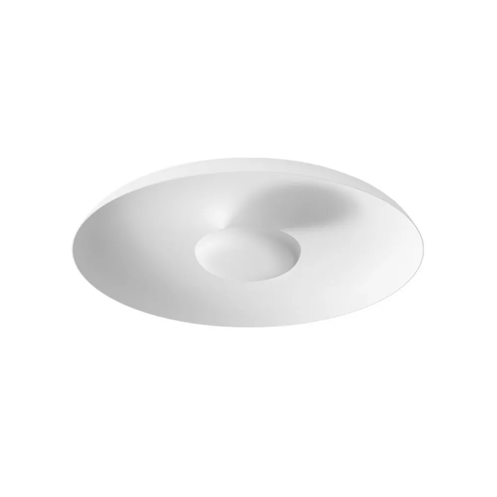 Loftlamper ^ Linea Light LED-loftlampe Basin_P, hvid, metal, Ø 48 cm