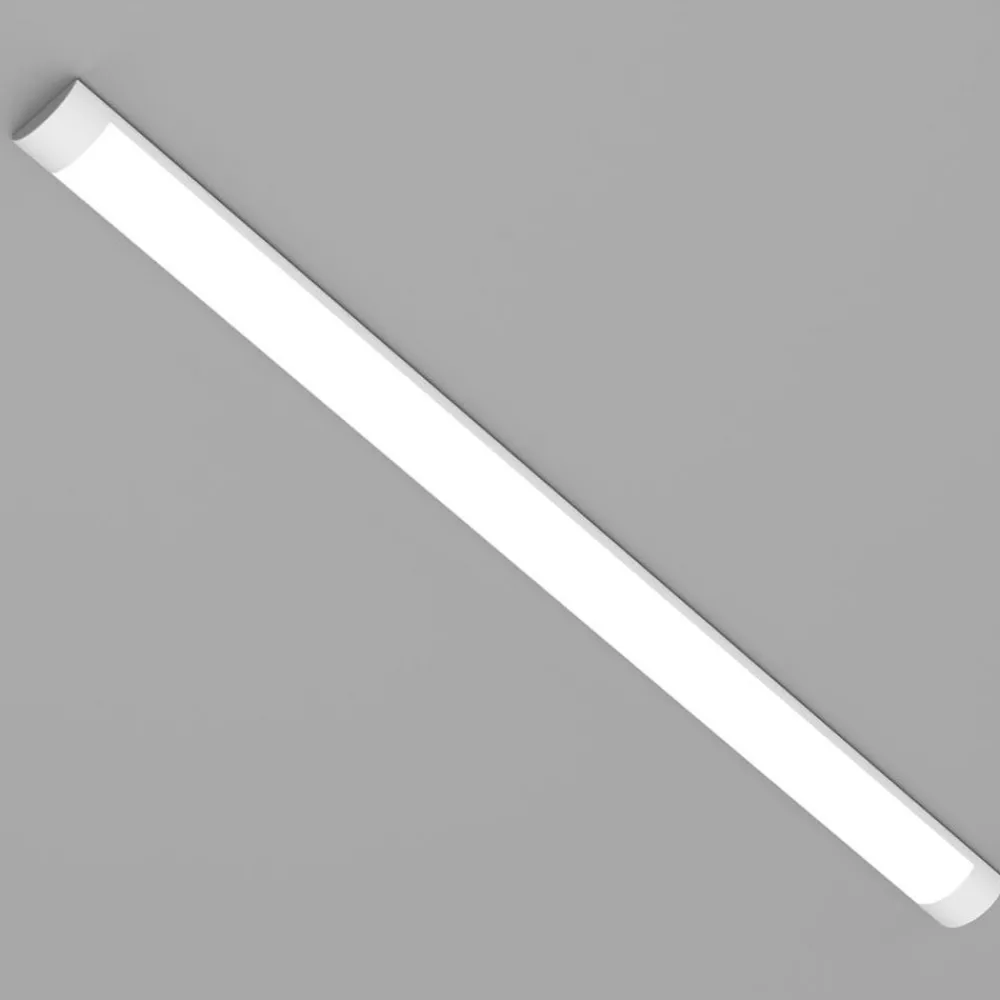Milagro Lighting Arbejdsrum/Kontor|Loftlamper > LED-loftlampe Batten, længde 120 cm, aluminium, hvid, 4.000 K