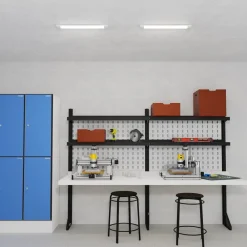 Milagro Lighting Arbejdsrum/Kontor > LED-loftlampe Batten, længde 60 cm, aluminium, hvid, 4.000 K