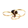 Trio Lighting Loftlamper > LED-loftlampe Caruso, guld/sort, Ø 66 cm metal CCT dæmpbar