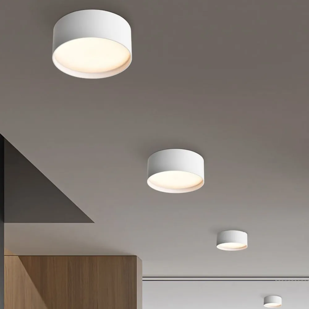 CMD Udendørs Loftlamper > LED-loftlampe 9194, Ø 15 cm, hvid, IP44, metal