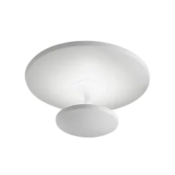 Loftlamper ^ Fabas Luce LED-loftlampe Conrad, hvid, Ø 50 cm, metal, dæmpbar