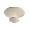 Loftlamper ^ Fabas Luce LED-loftlampe Conrad, sandfarvet, Ø 50 cm, metal, dæmpbar