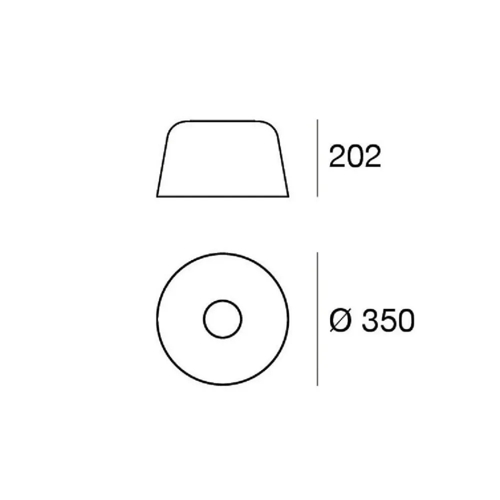 Linea Light Loftlamper > LED-loftlampe Delfi_S, hvid, Ø 35 cm, metal