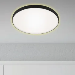 Briloner Loftlamper > LED-loftlampe Flet med baggrundsbelysning, Ø 35,5 cm
