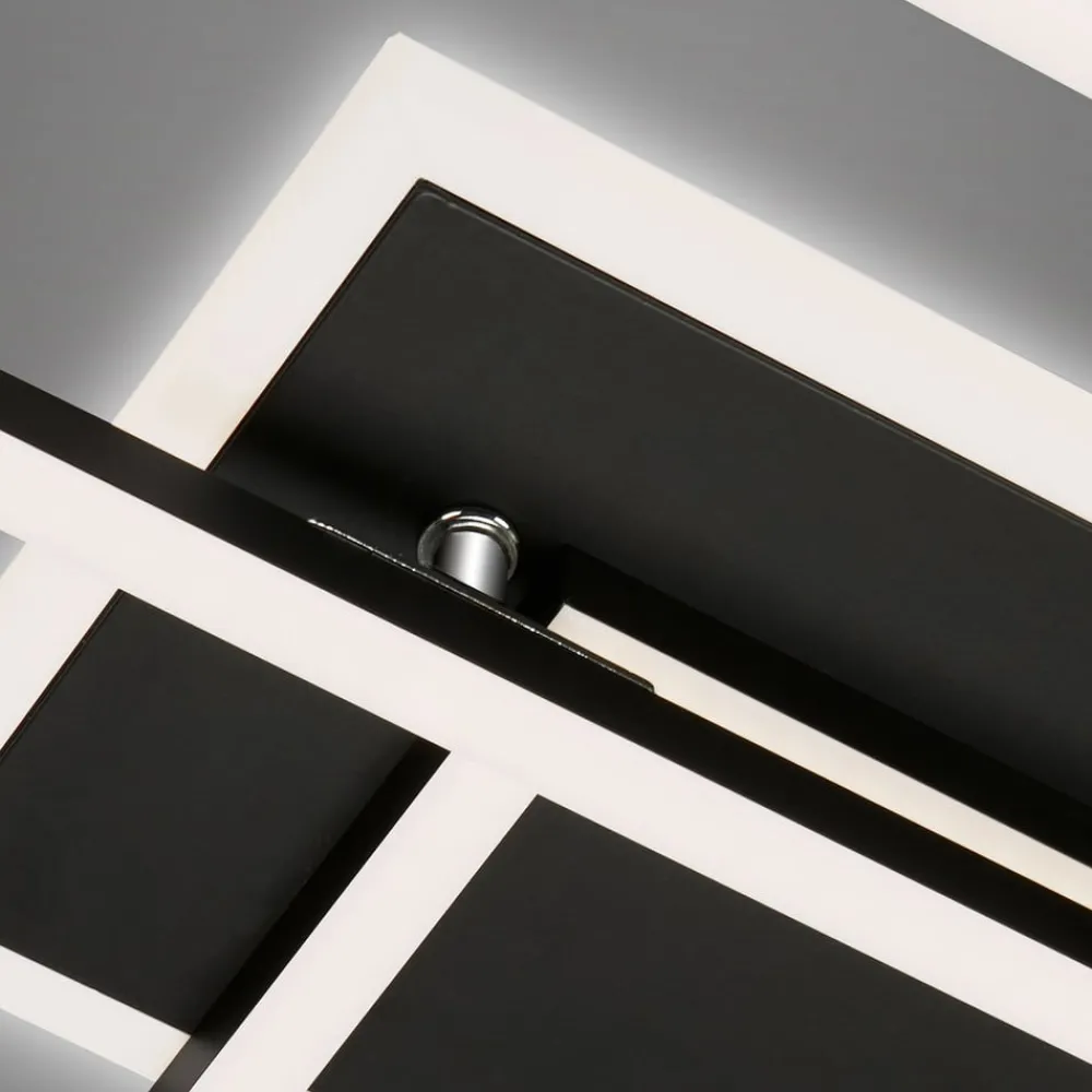 Briloner Arbejdsrum/Kontor > LED-loftlampe Frame CCT fjernbetjening sort