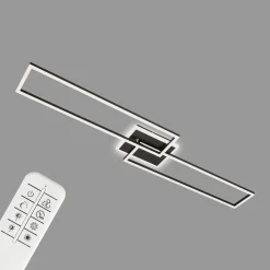 Briloner Arbejdsrum/Kontor > LED-loftlampe Frame CCT fjernbetjening sort