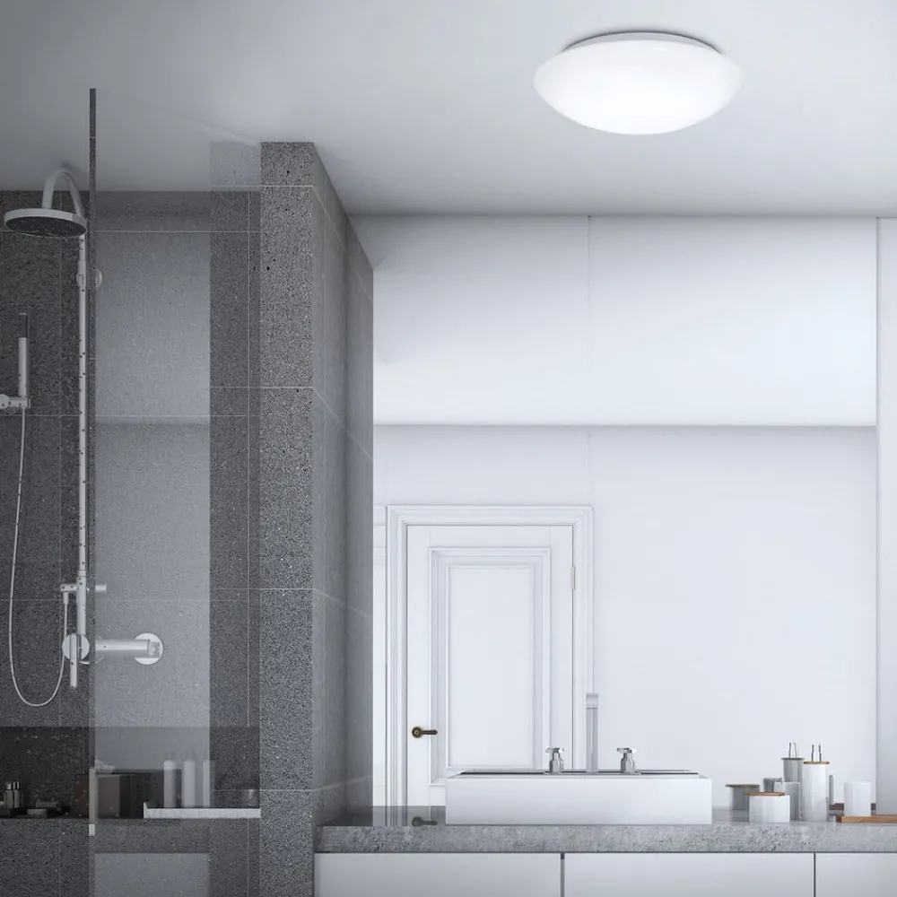 Briloner Loftlamper > LED-loftlampe med sensor Elipso IP44 4.000K Ø38cm