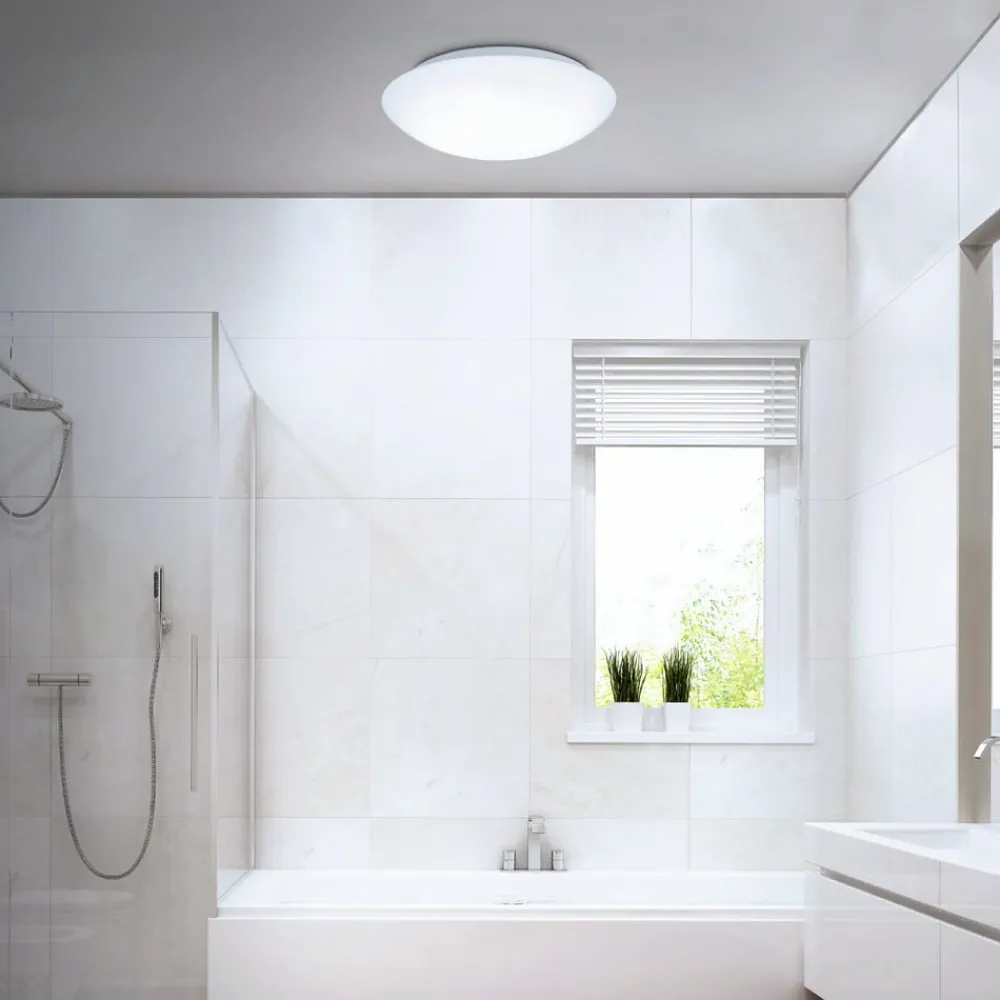 Briloner Loftlamper > LED-loftlampe med sensor Elipso IP44 4.000K Ø38cm