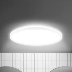 Briloner Loftlamper|Loftlamper > LED-loftlampe Move, sensor, Ø 42 cm, IP44, hvid, 4000K