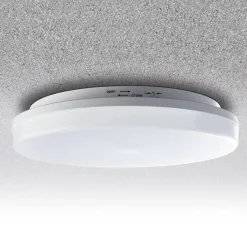Udendørs Loftlamper ^ Heitronic LED-loftlampe Pronto, rund, bevægelsessensor