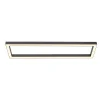 PURE Loftlamper > LED-loftlampe Lines, 110 x 30 cm, antracit, fjernbetjening