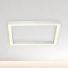 PURE Loftlamper > LED-loftlampe Lines, 55 x 55 cm, sølv, CCT, fjernbetjening