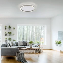 JUST LIGHT. GmbH Loftlamper|Loftlamper > LED-loftlampe Ritus, Ø 39,3 cm, aluminium